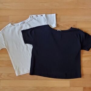 Loft Outlet shirt bundle large women cute work or everyday shirt cream a…